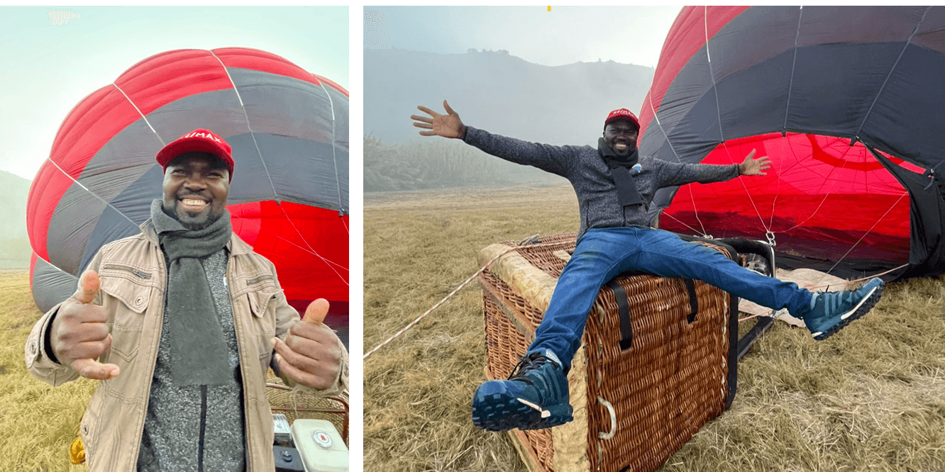 SOUTH AFRICA’S FIRST BLACK COMMERCIAL BALLOON PILOT