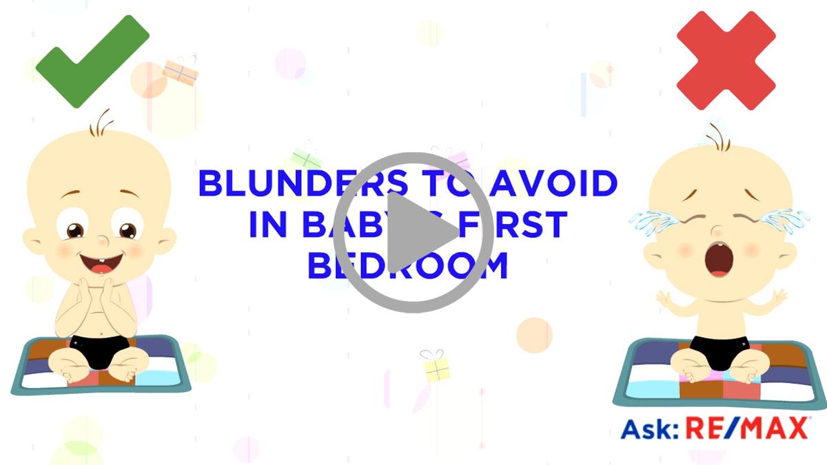 BLUNDERS TO AVOID IN BABY’S FIRST BEDROOM