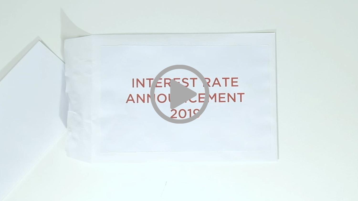 a missed opportunity for further economic growth:  interest rates unchanged