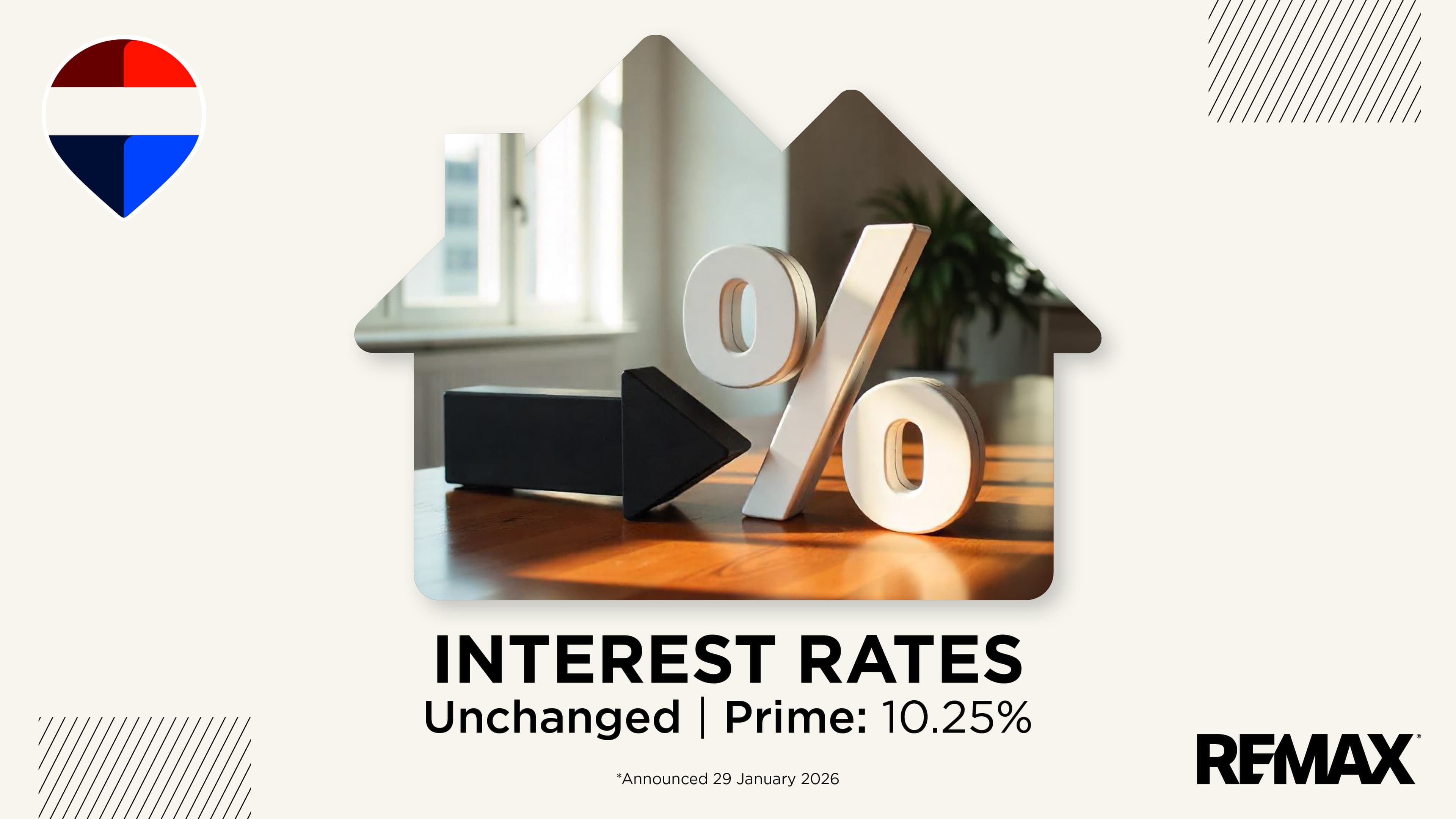 Property market steadies as interest rates remain unchanged