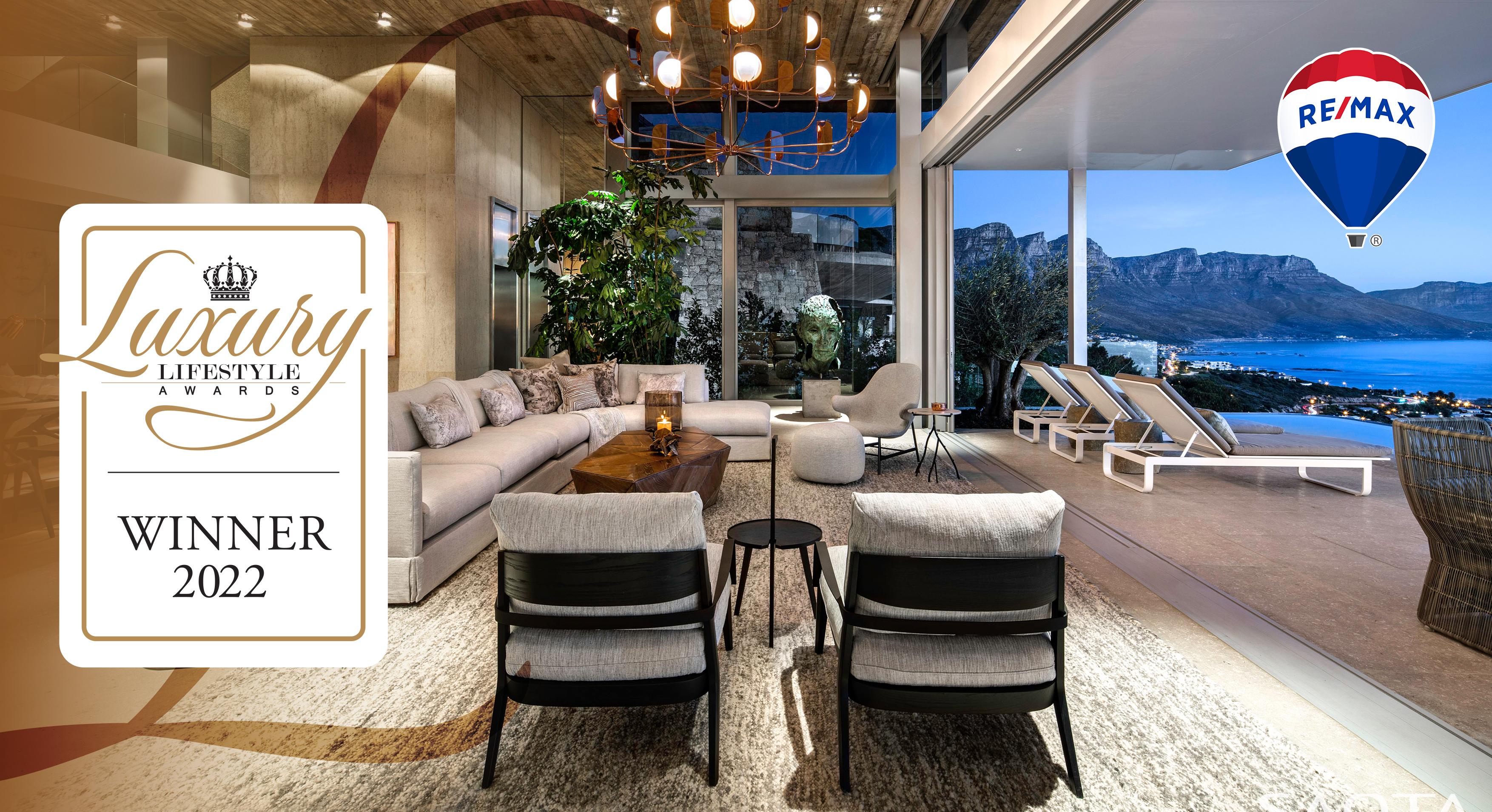 RE/MAX SA WINS GLOBAL LUXURY LIFESTYLE AWARD 2 YEARS RUNNING