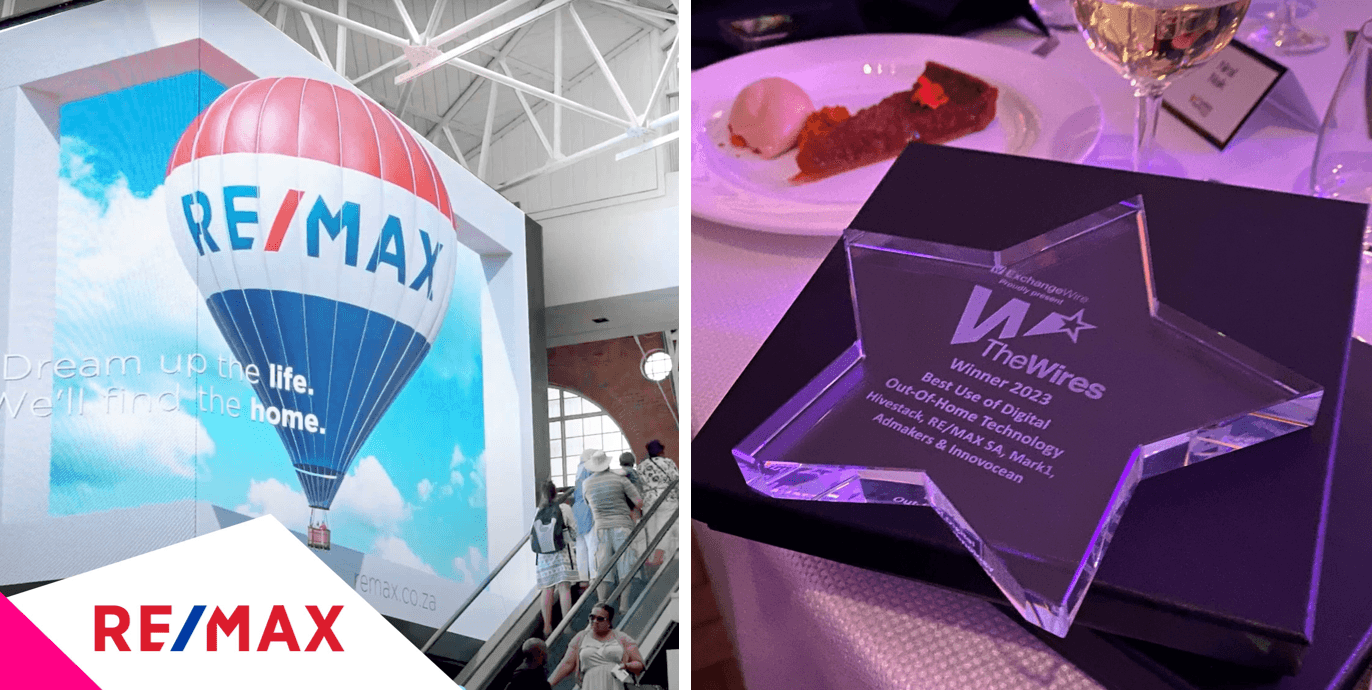 RE/MAX SA WINS ‘BEST USE OF DIGITAL OUT OF HOME’ AT GLOBAL AWARDS